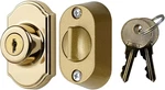 Ideal Security Model 703 Keyed Deadbolt For Storm And Screen Doors, Bright Brass. Fixed Price $36.69.