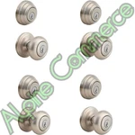 *4-SETS* Kwikset Juno 991J Entry Knob Single Cylinder Deadbolt & 99910-034. Fixed Price $169.99.