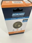 New Schlage B60 609 Single Cylinder Deadbolt Antique Brass Finish.. Fixed Price $14.95.