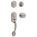 *1-PACK* Kwikset Montara X Juno Knob Smartkey Deadbolt Satin Nickel 95530-018. Fixed Price $119.99.