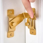 3 Packs Gold 90 Sliding Door Latch, Premium Stainless Steel Security Lock, Ve.... Fixed Price $25.02.