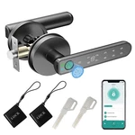 Biwibon Fingerprint Door Lock, 5 1 Smart Knob With App/fingerpr.... Fixed Price $72.92.