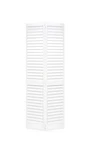 Kimberly Bay Closet Bi-fold Door 24 X 80" Prefinished Louvered Primed White. Fixed Price $51.99.