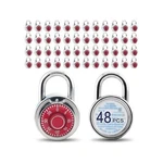 Standard Dial Lock, 2 In. Wide, With Different Combinations, Red .... Fixed Price $129.61.