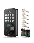 Desloc A100F Keypad Fingerprint Door Lock, 175*130*91.1MM, Matte Black. Fixed Price $52.99.