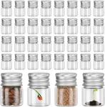 Tessco For You 100 Pcs 5 Ml Mini Glass Bottles With Aluminum Cap Tiny Jars. Fixed Price $26.31.