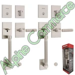 *2-SETS* Kwikset Prava Hs Handleset Single Cylinder Satin Nickel 98180-050. Fixed Price $269.99.