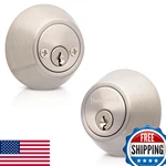 Honeywell Safes Door Locks 8112309 Double Cylinder Deadbolt Satin. Fixed Price $38.40.