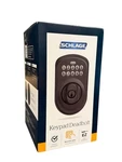 Schlage Plymouth Keypad Deadbolt Matte Black Nib New Sealed Keyless Entry. Fixed Price $69.00.