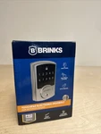 Brinks 4390 Electronic Keypad Single Cylinder Deadbolt - Nickel. Fixed Price $47.50.
