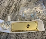 Nostalgic Warehouse Egg & Dart Polished Brass Door Knob 746567 Dummy. Fixed Price $39.99.