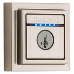 Kwikset 99250-206 Kevo Contemporary Touch-to-open Smart Lock (satin Nickel). Fixed Price $129.00.