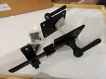 12 In. Antique Patina Satin Black Gate Door Lever Drop Latch Barn. Fixed Price $24.99.