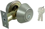 Mintcraft DL62 Stainless Steel Finish Double Cylinder Deadbolt, 699-5112. Fixed Price $9.99.