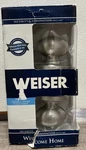 2010 Weiser Privacy Interior Door Knob With Lock Round Satin Nickel ? Box Damage. Fixed Price $12.33.