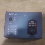 Teeho TE002 Digital Fingerprint Keypad Deadbolt Keyless Entry Satin Nickel. Fixed Price $50.00.