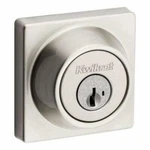660 Contemporary Square Deadbolt - Keyed One Side Featuring Smartkey. Fixed Price $34.99.