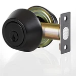 Double Keyed Deadbolt Lock On Both Sides, 2-WAY Adjustable Cylinder D.... Fixed Price $27.16.