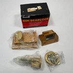 Guard Security Rim Deadlocks Bronze Finish Solid Brass Model 505B New. Fixed Price $18.99.