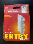 Defender Entry U-9888SECURITY Door Reinforcement Lock White. Fixed Price $15.00.