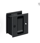 Deltana Adjustable Pocket Lock Privacy Size 2-3/4 X 2-1/2 SDP25 U19 Matte Black. Fixed Price $15.29.