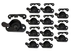Qcaa Steel Window Sash Lock, Ctc 2", Matte Black, 12PACK,. Fixed Price $49.99.