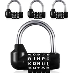 Shimeyao 4 Pcs Gym Locker 5 Digit Combination Your Own Word Black. Fixed Price $28.74.