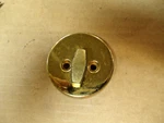 Vintage Weiser Lock Deadbolt Thumb Turn. Fixed Price $11.00.
