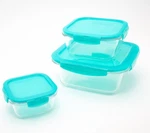 Locknlock Nestable Baking Food Container Set With Lids K310357 Seaglass. Fixed Price $36.95.