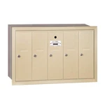 Salsbury Recessed Mounted Vertical Mailbox For Use With Usps Lock 5 Doors. Fixed Price $607.28.