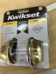 Kwikset Deadbolt Cerrojo 660 Single Cylinder Gold. Fixed Price $17.50.