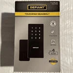 Defiant Touchpad Deadbolt (matte Black) 1010 992 451. Fixed Price $26.99.