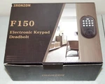 New!! Ironzon "electronic Keypad Deadbolt" #F150 Keyless Entry (password Unlock). Fixed Price $24.99.