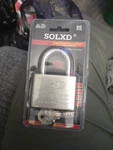 Solxd Heavy Duty Brass Security Lock Iso -9002 Certified. Fixed Price $8.99.