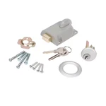 New Garage Door Dead Bolt Lock With Cylinder For Extra Security Galvanized Steel. Fixed Price $13.90.