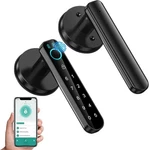 Fingerprint Door Lock- Smart Knob,biometric With Black App. Fixed Price $117.17.