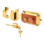 Segal 13222 Rim Deadbolt, Cast Bronze Construction, Polished Brass-plat. Fixed Price $99.99.