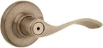Kwikset Balboa Interior Privacy Bed/bath Locking Door Handle Antique Brass - New. Fixed Price $8.95.