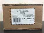 Baldwin Venetian Bronze Deadbolt 6AL, Square, Single Cylinder, Dual Strike. Fixed Price $29.65.