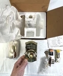 Schlage Residential Electronic Deadbolt BE365 Cam 505 C-keyway Bright Brass. Fixed Price $152.00.