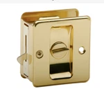 Deltana SDL25CR003 2.75" X 2.5" Solid Brass Square Privacy Pocket Door Lock *S54. Fixed Price $14.99.