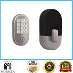 Schlage Remsen Smart Wifi Deadbolt Electronic Keyless Lock Satin Nickel BE459WB. Fixed Price $216.99.