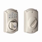 Schlage Electronic Keypad Deadbolt BE365 PLY619 Used With Excellent. Fixed Price $100.00.