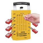 Master 503YLW Group Lockout BOX,14 Locks Max,yellow 2CJL2. Fixed Price $123.66.