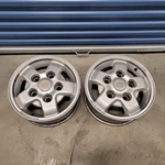 Two 1995-1997 Land Rover Defender 16X7 Wheels Rims Oem NTC9976 Center Caps. Fixed Price $125.00.