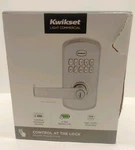 Kwikset Smartcode 955 Satin Chrome Keypad Deadbolt W/ Kingston Handle. Fixed Price $54.95.
