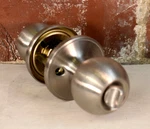 Pamex Knobset Saturn Privacy Lock Door W/ Key Satin Nickel FT3P10. Fixed Price $18.49.