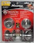 Master Lock Security Set Deadbolt 2 Pack Keyed Alike Nickel Silver New. Fixed Price $79.95.