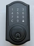 Defiant Keyless Door Lock Entry Single Cylinder Touchpad Deadbolt Matte Black. Fixed Price $34.99.