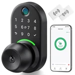 Keypad Smart Door Lock With Knob Keyless Entry Digital Handle, Fingerp. Fixed Price $88.35.